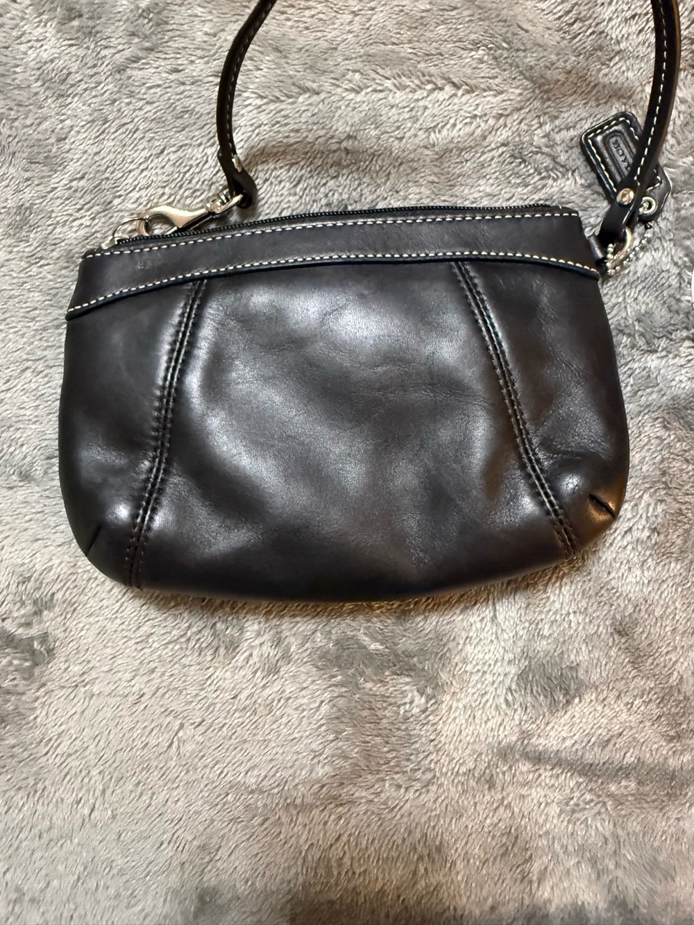 Coach black Leather Wristlet Clutch - Picture 4 of 4